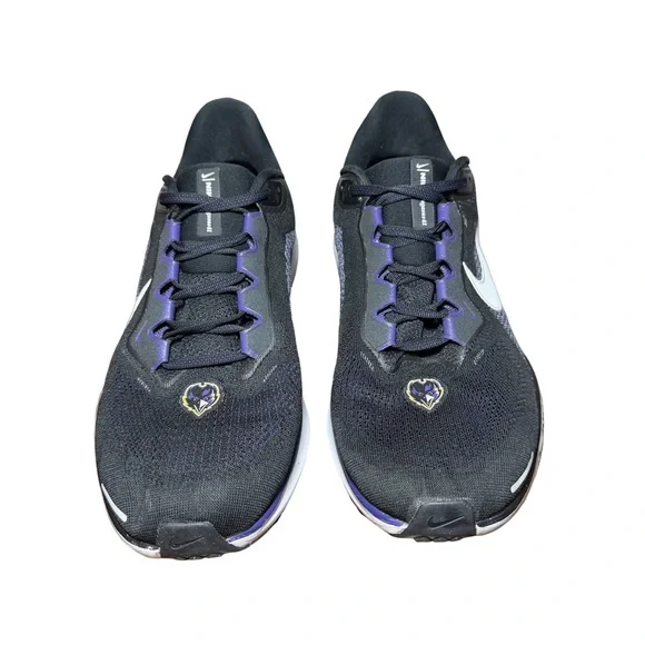 Nike Black and Purple Ravens Athletic Sneakers size 10.5